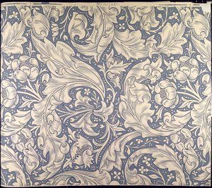 「デイジー」デザイン（テキスタイル） 作： William Morris